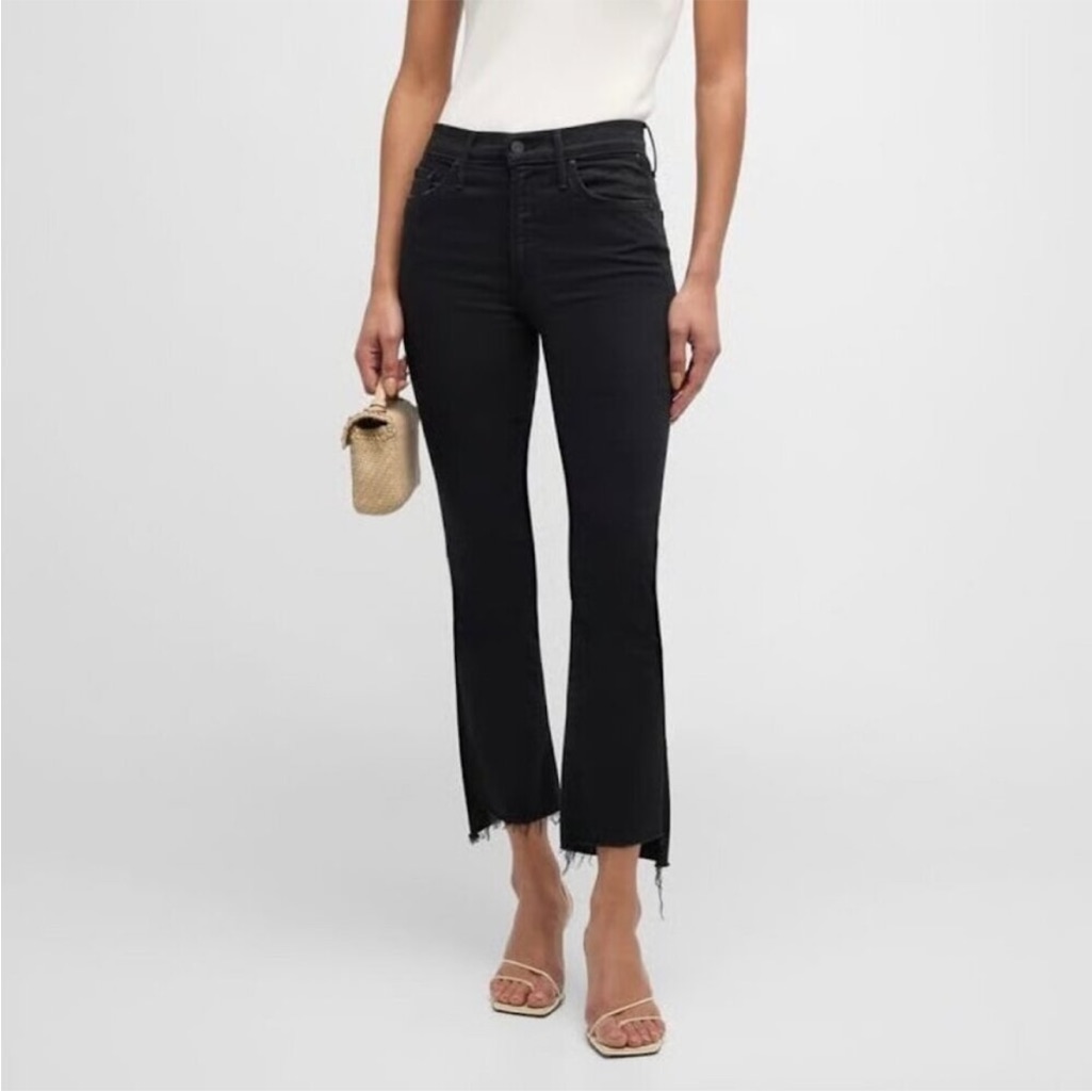 Mother Denim Insider Crop Step Fray Jeans
